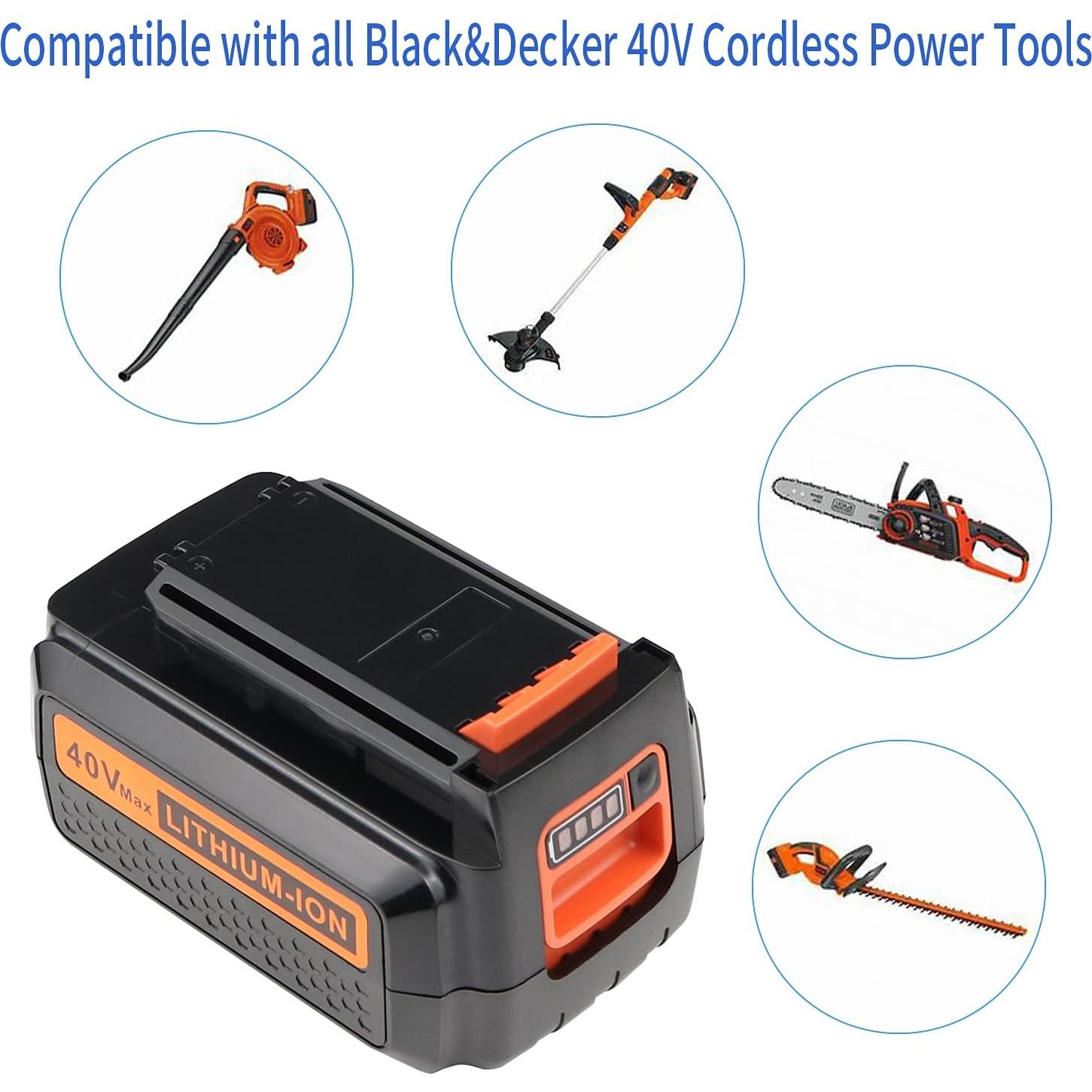 Batería de Litio 40V Powerost LBX2040 Reemplazo Black & Decker