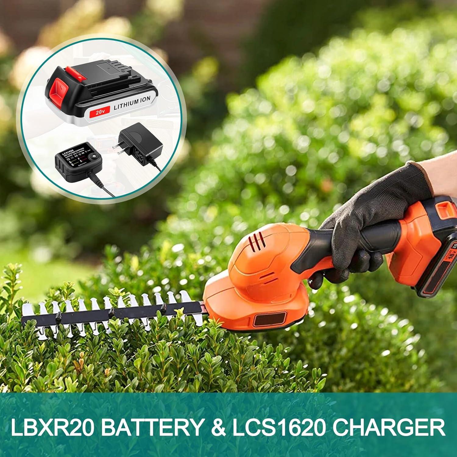 Batería de Litio 20V ADVTRONICS + Cargador Compatible Black+Decker