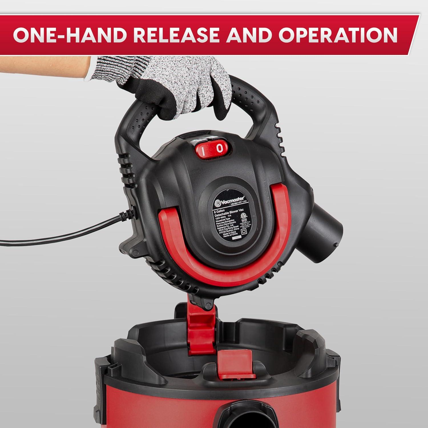 Aspiradora Húmeda/Seca Vacmaster 6 Galones 5 HP VBVB611PF