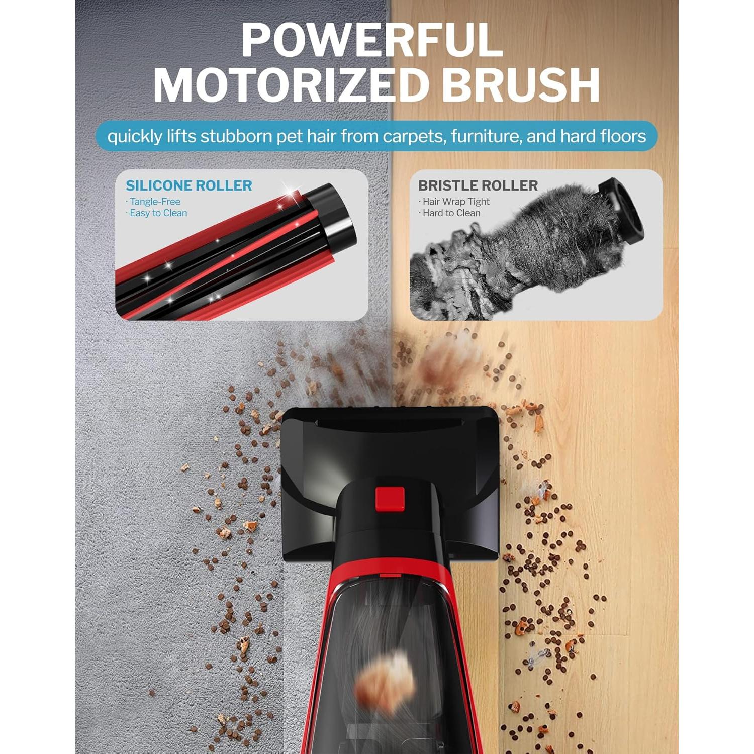 Aspiradora de Mano Inalámbrica Powools para Pelo de Mascotas