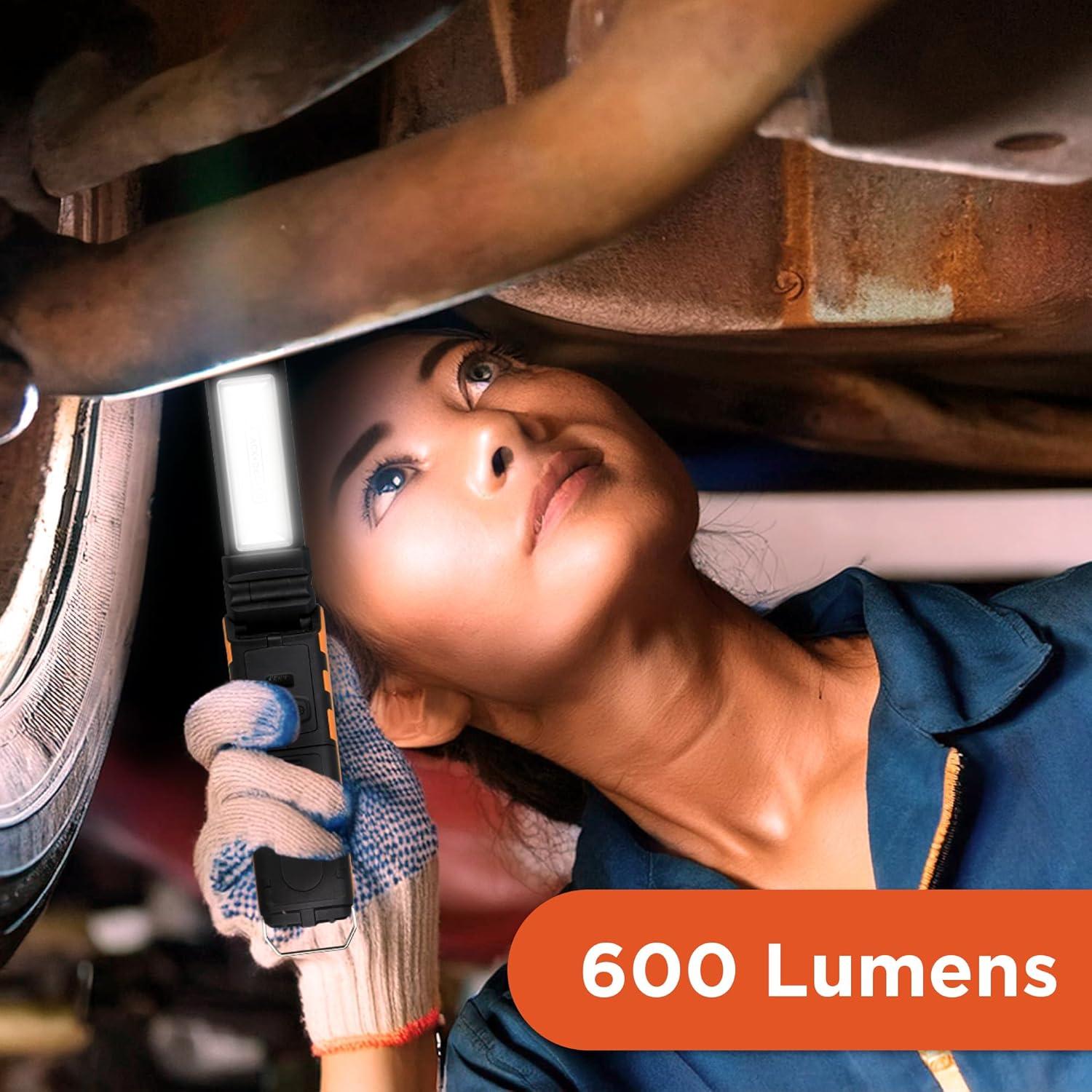 Luz Utilitaria Plegable BLACK+DECKER 600LM Recargable USB