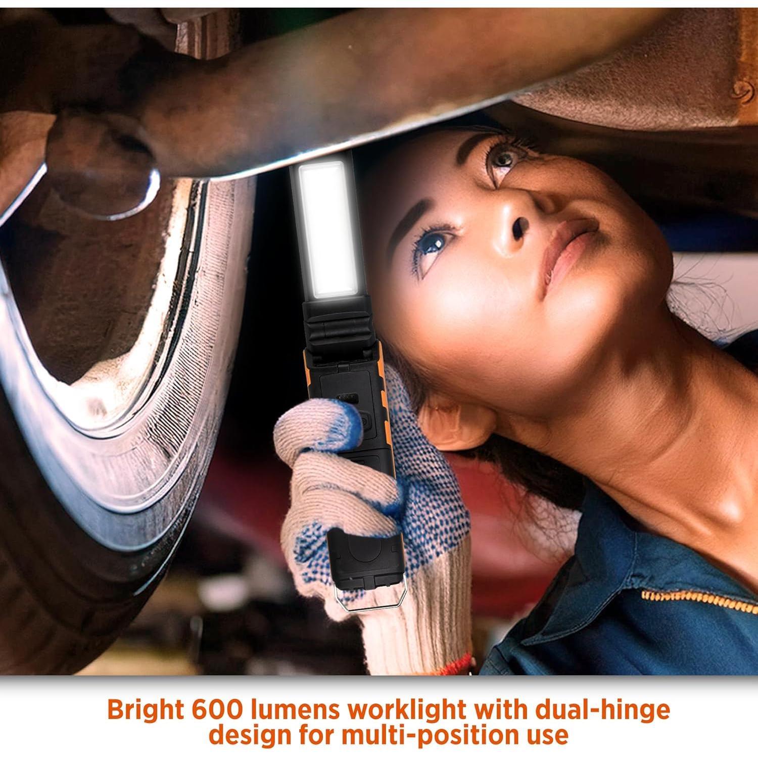 Luz Utilitaria Plegable BLACK+DECKER 600LM Recargable USB