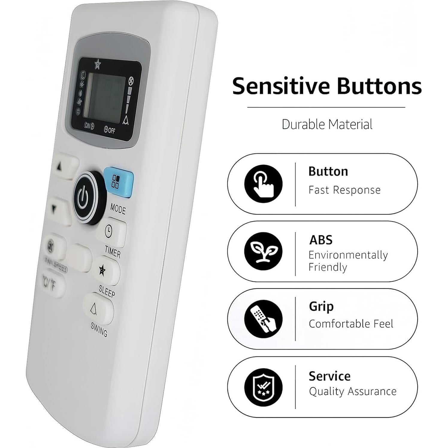 Control Remoto Reemplazo Black Decker Aire Acondicionado BPACT