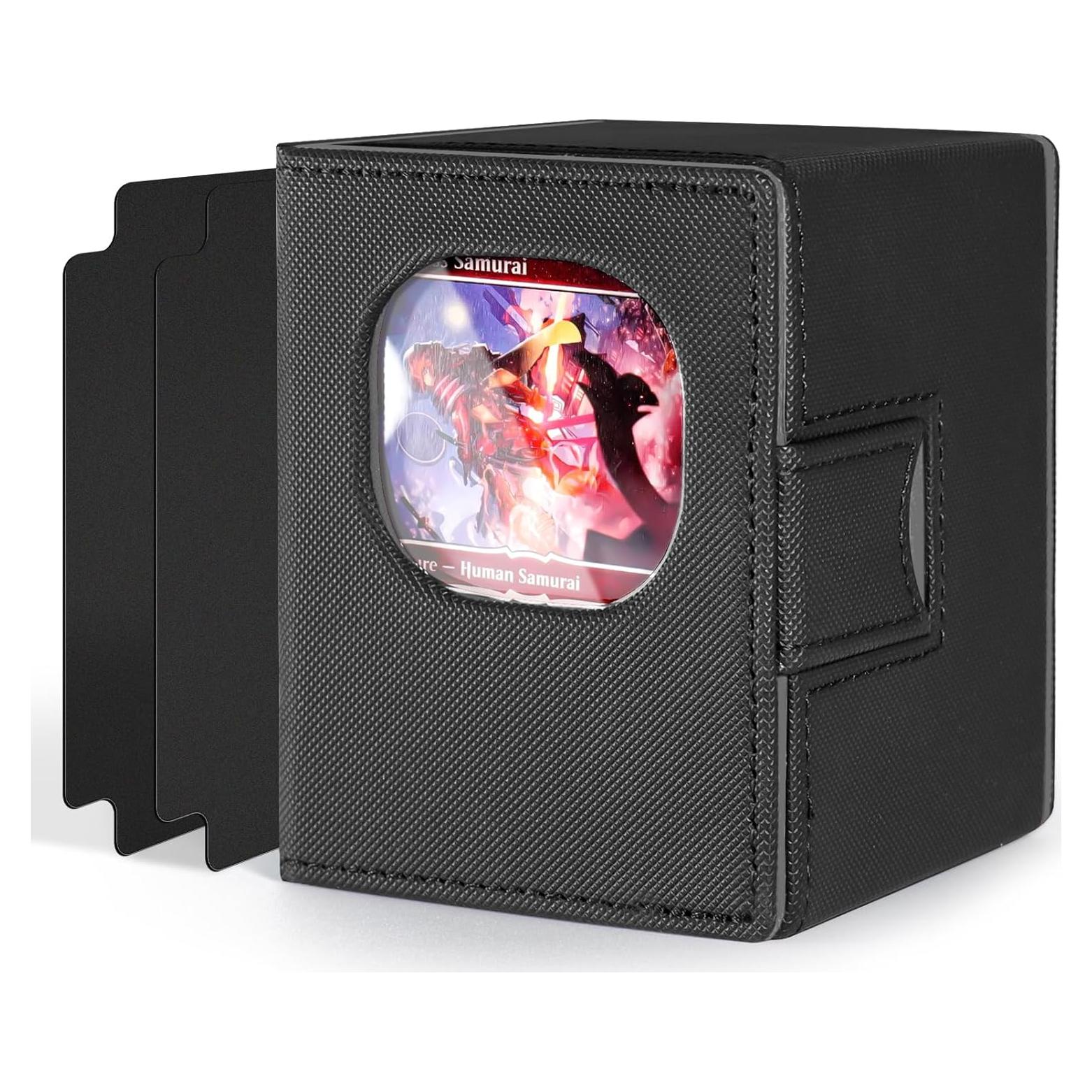 Caja de Barajas Viyohoh Negra para 100 Cartas Dobladas