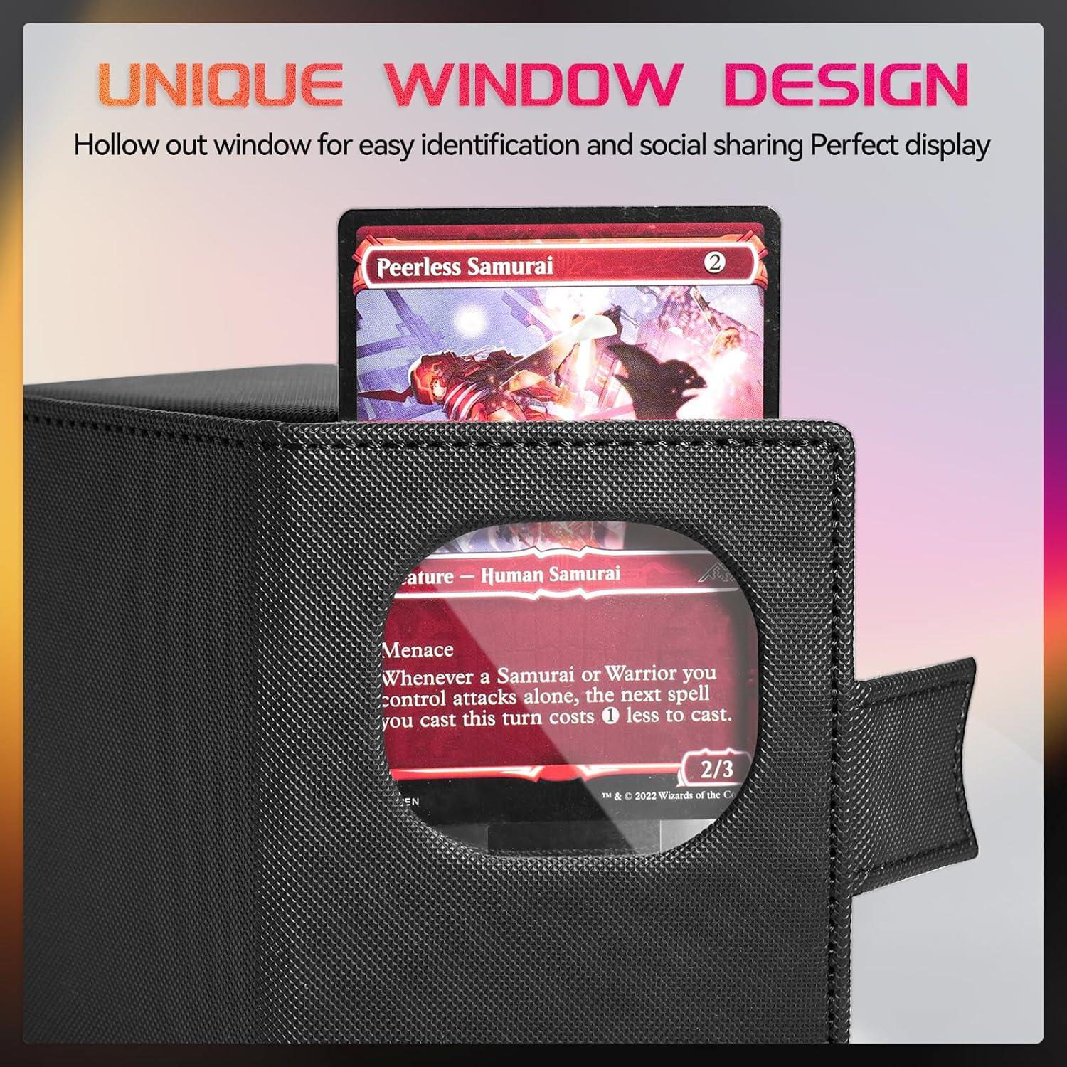 Caja de Barajas Viyohoh Negra para 100 Cartas Dobladas