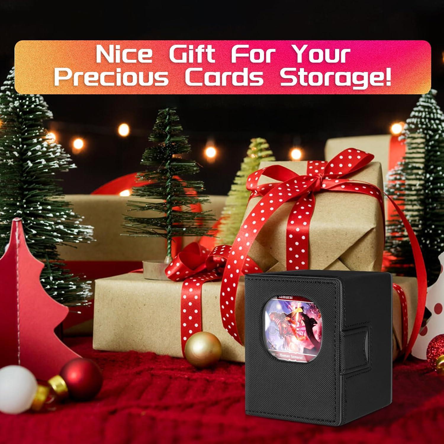 Caja de Barajas Viyohoh Negra para 100 Cartas Dobladas