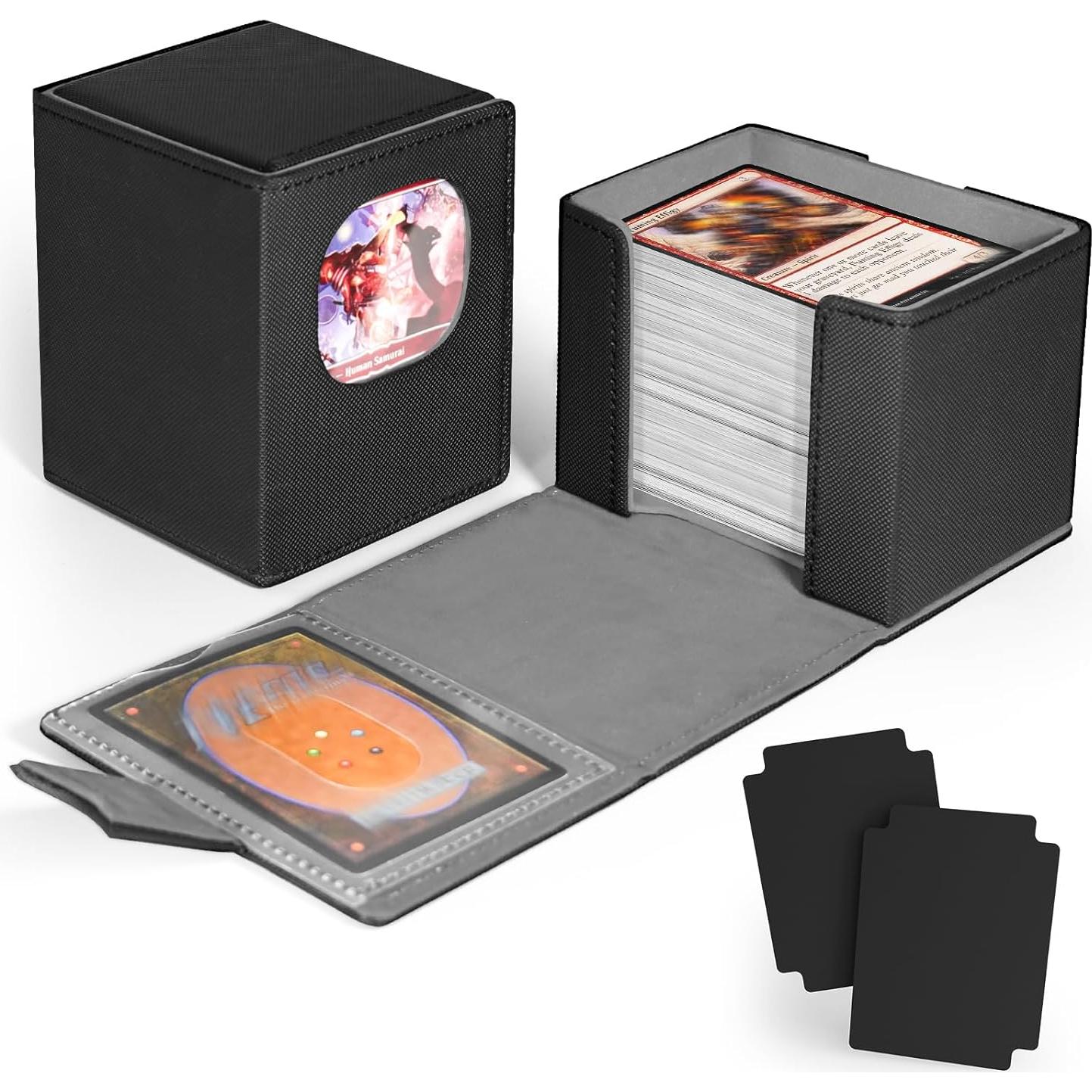 Caja de Barajas Viyohoh Negra para 100 Cartas Dobladas