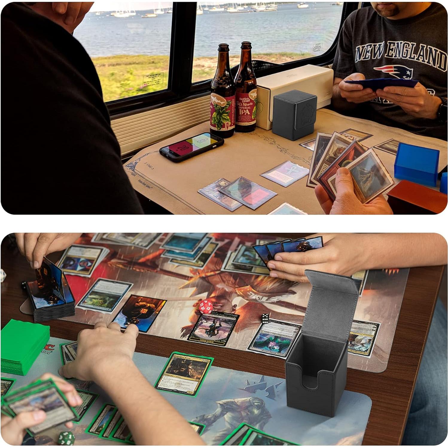 Caja de Almacenamiento para Cartas TCGUARD Negra 100+ Cartas