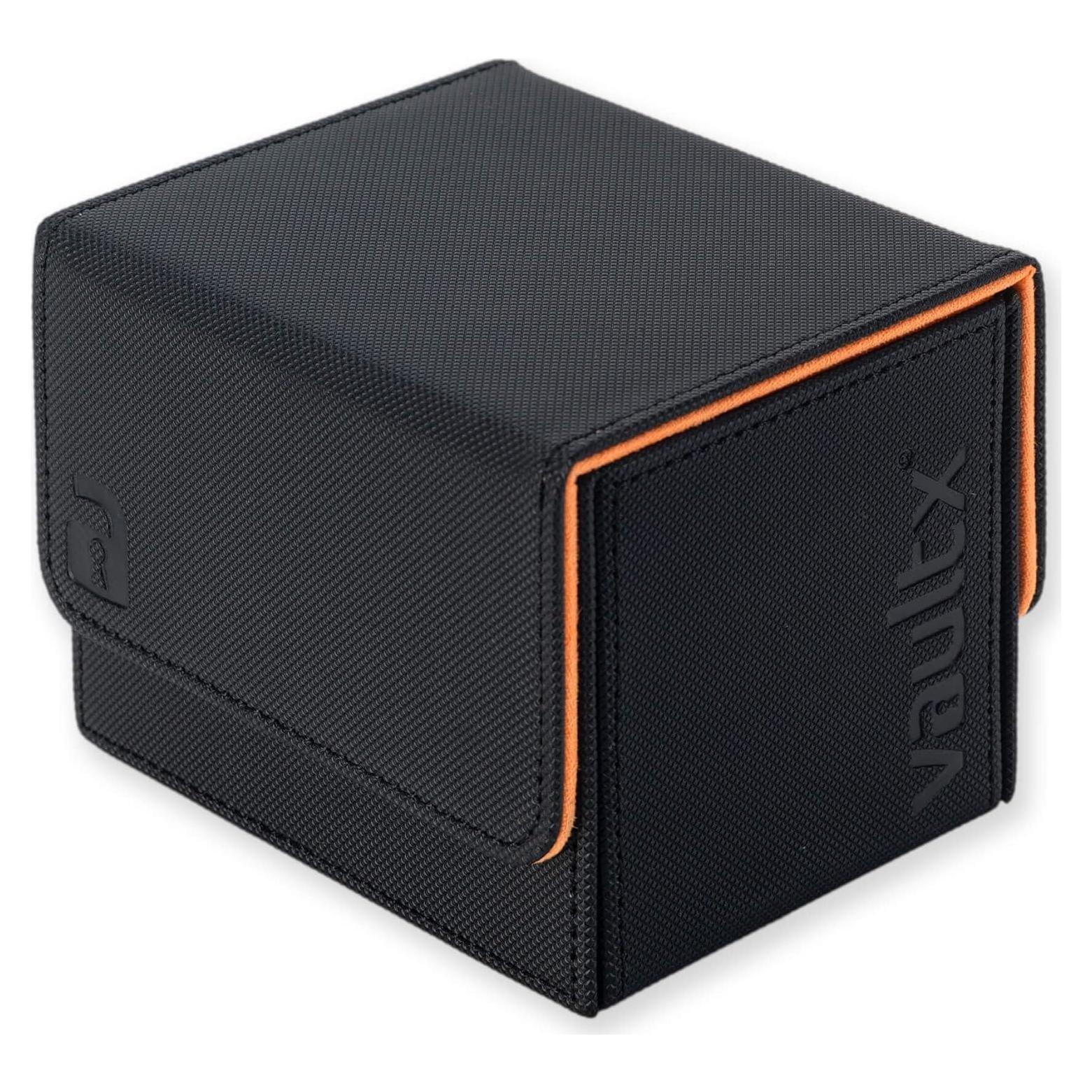 Caja de Barajas Vault X Sideloading 100+ Cartas Negra/Naranja