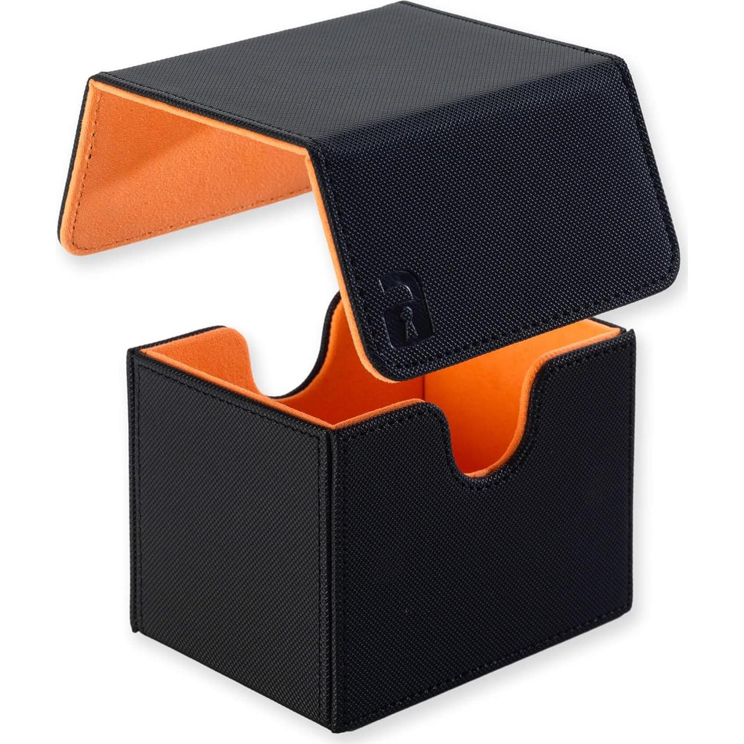 Caja de Barajas Vault X Sideloading 100+ Cartas Negra/Naranja