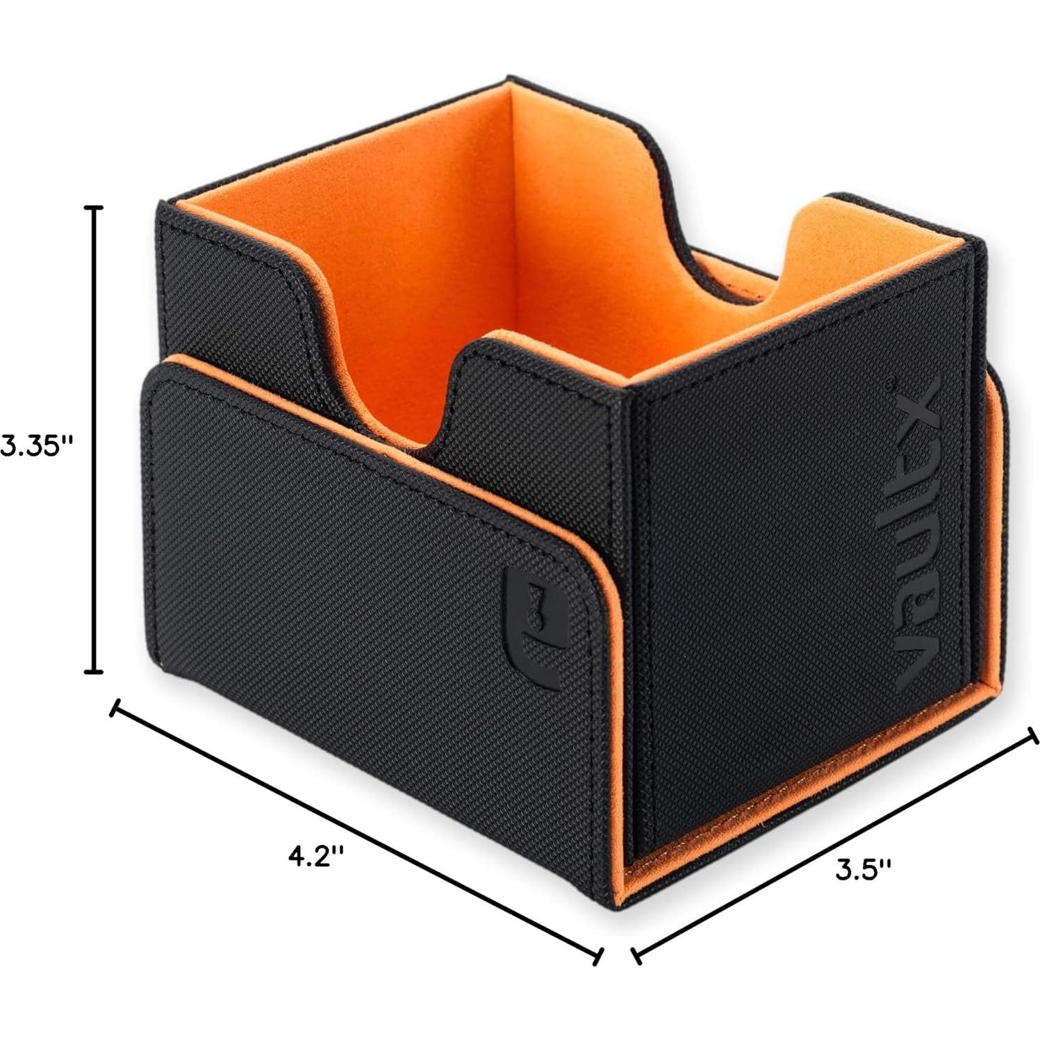Caja de Barajas Vault X Sideloading 100+ Cartas Negra/Naranja
