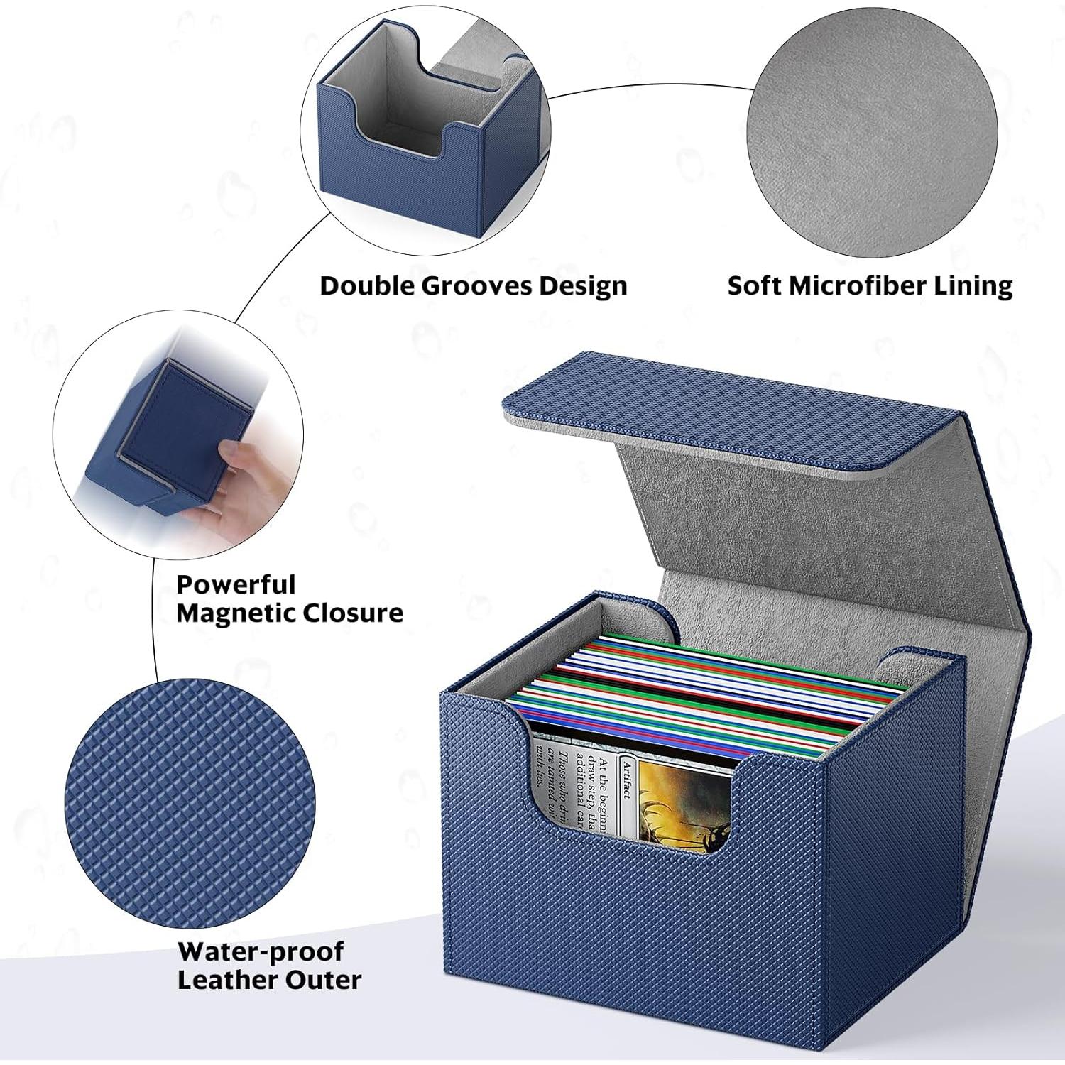 Caja de Barajas TiopLior para MTG - 4 Cajas con Divisores