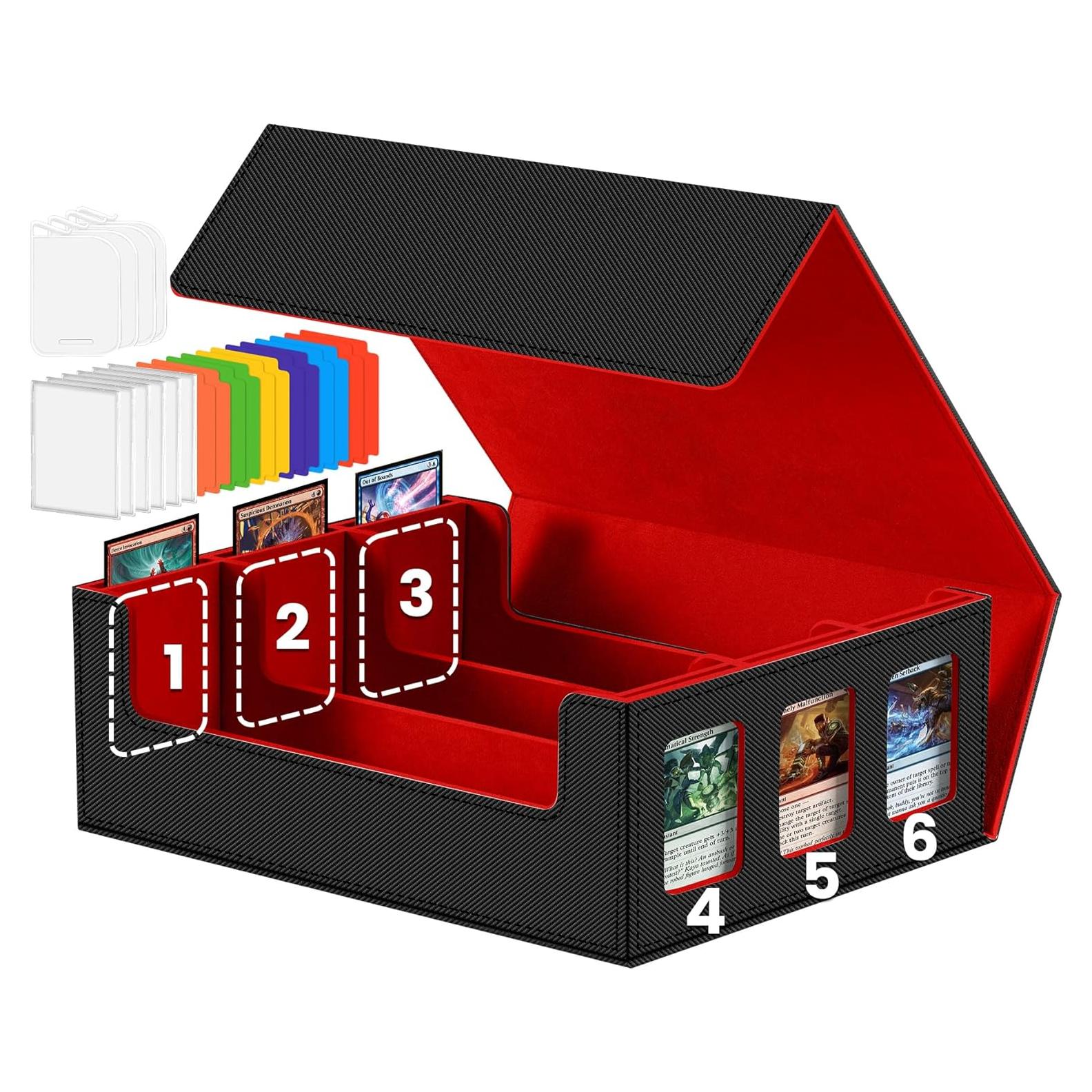 Caja de Almacenamiento de Cartas NEWLOOP con 6 Ventanas 2400+