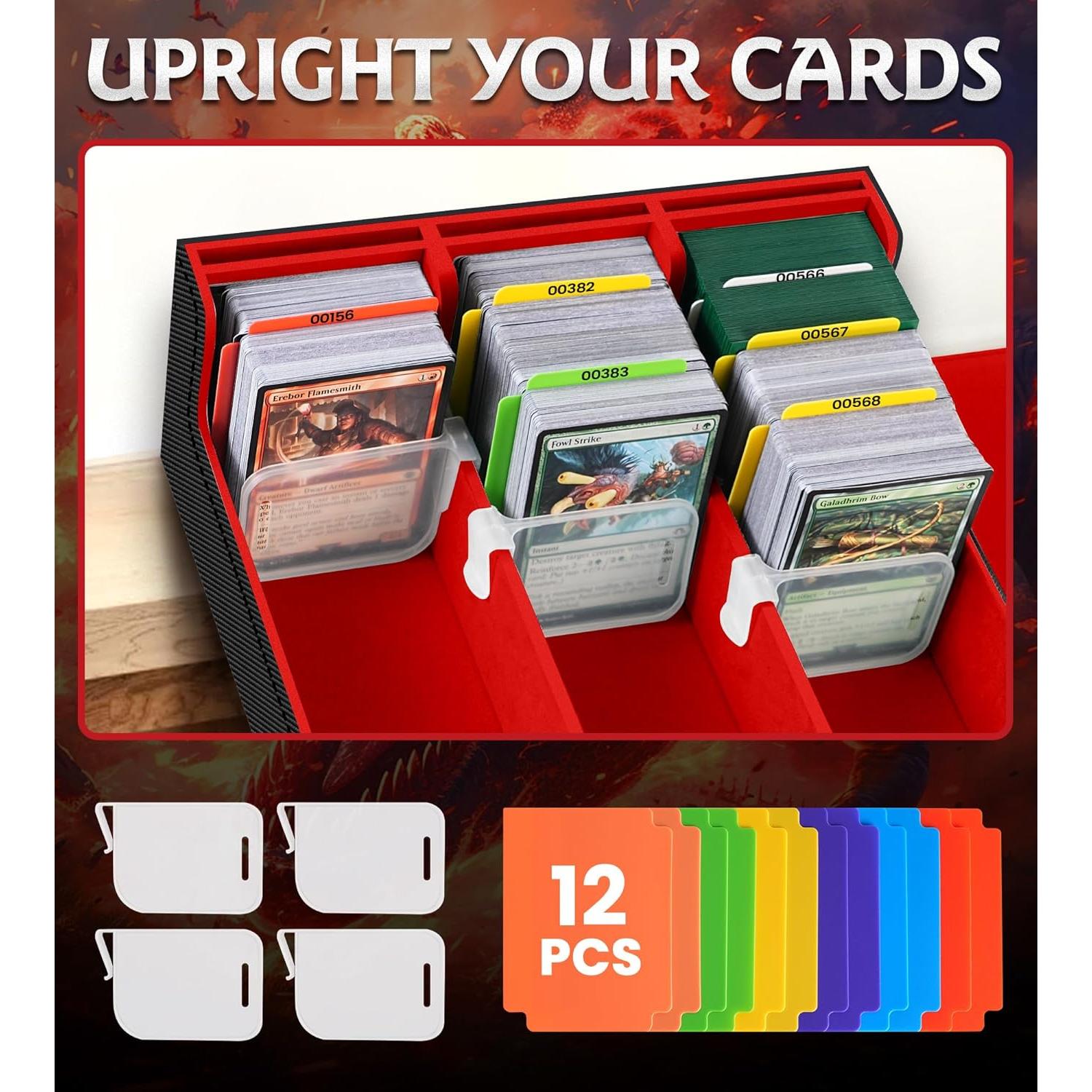 Caja de Almacenamiento de Cartas NEWLOOP con 6 Ventanas 2400+