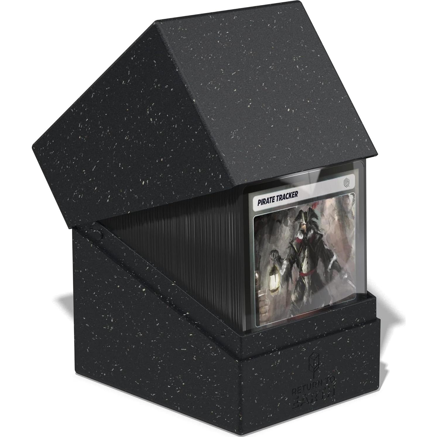 Caja para Cartas Ultimate Guard RTE Boulder 133, Negra, Ecológica