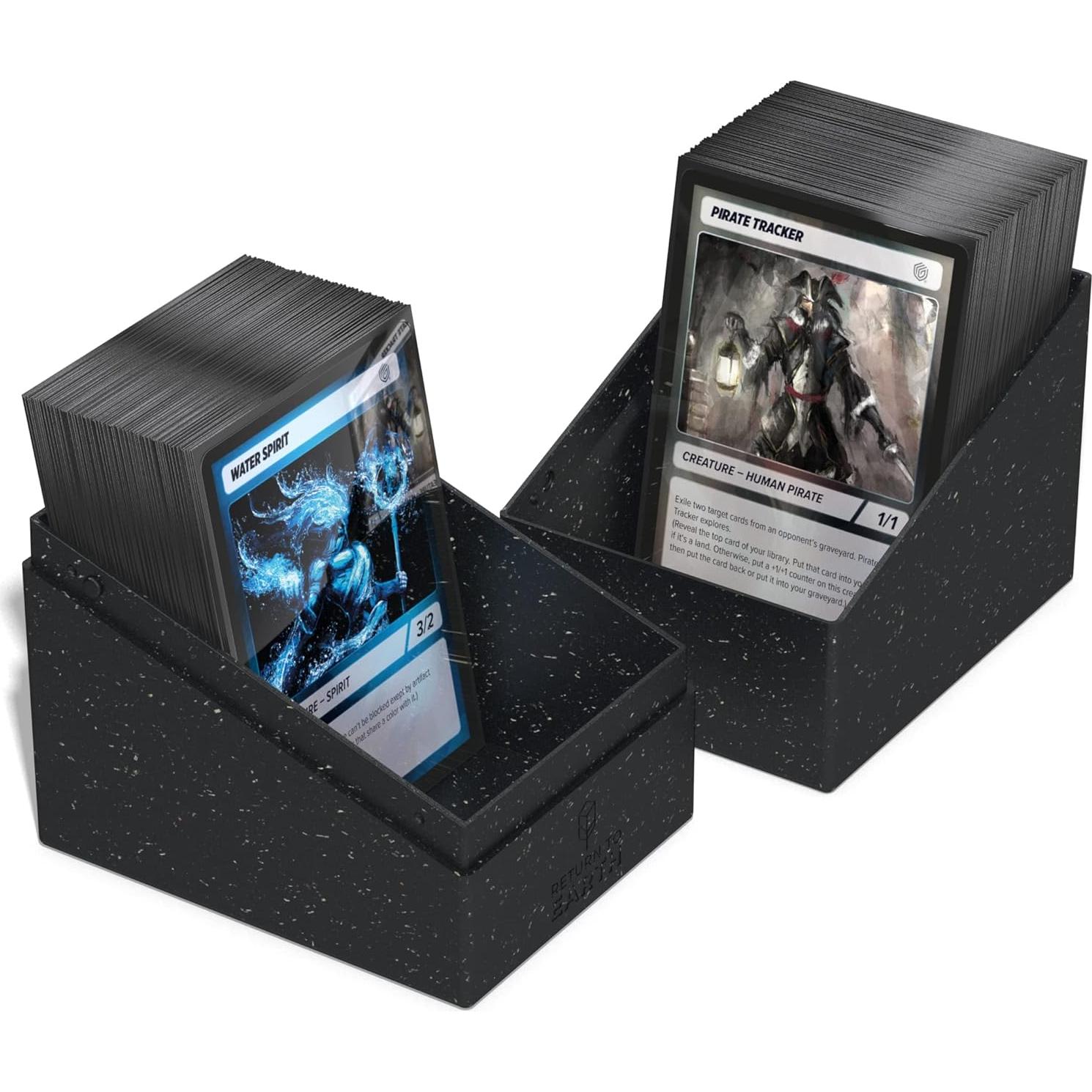 Caja para Cartas Ultimate Guard RTE Boulder 133, Negra, Ecológica