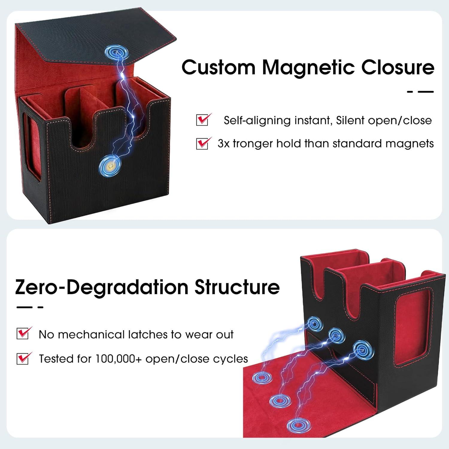 Caja de Barajas PANIMOSI para MTG - Almacenamiento 540+ Cartas