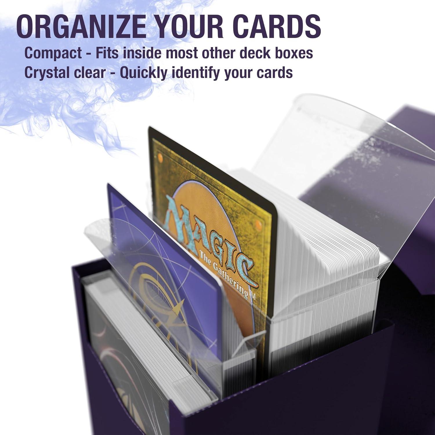 Cajas de Barajas ClearFit Citadel Black - 12 Unidades para Cartas