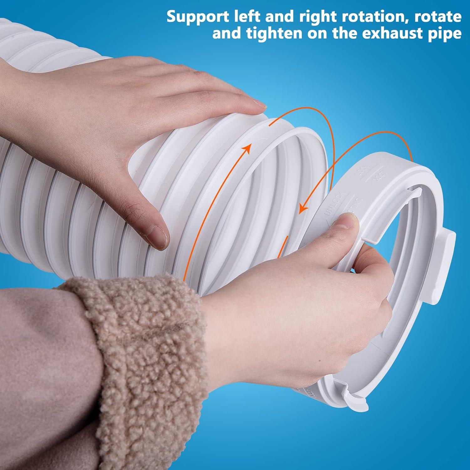 Acoplador de Manguera de Escape A/C DECOHS 15 cm Blanco