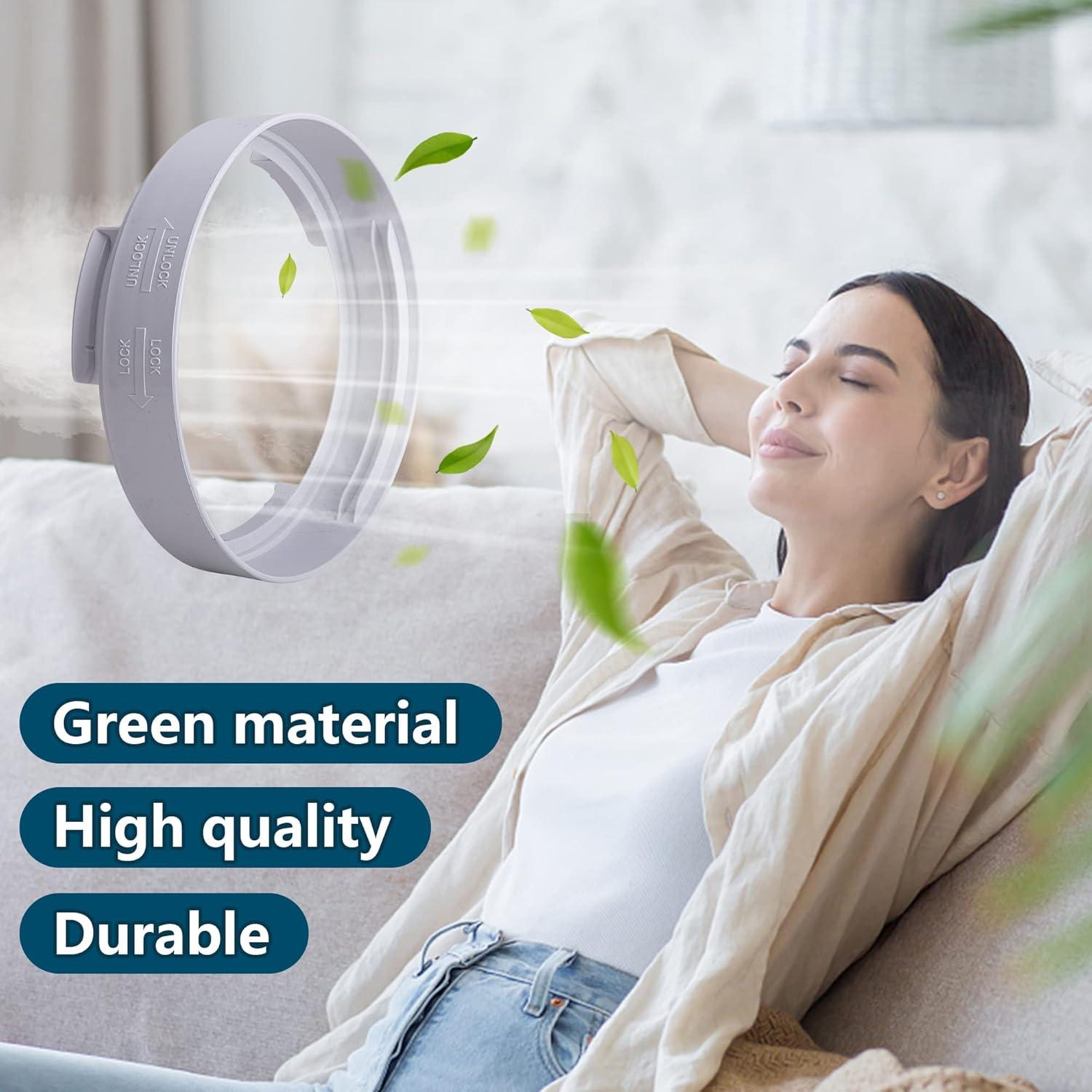 Acoplador de Manguera de Escape A/C DECOHS 15 cm Blanco