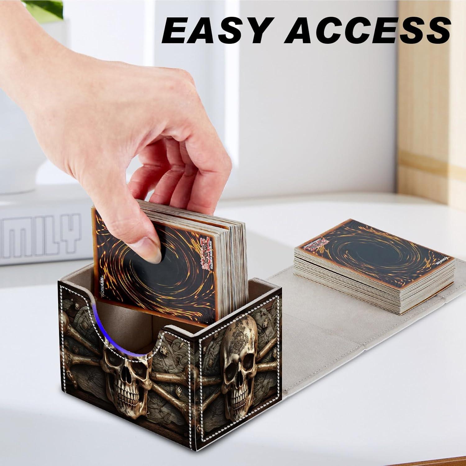 Caja de Almacenamiento de Cartas DEGDFSGR - Calavera Pirata