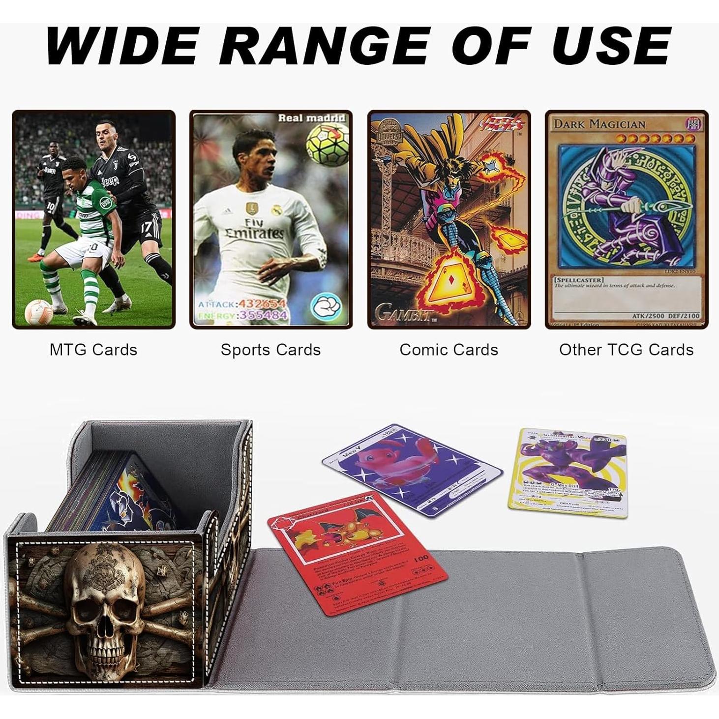 Caja de Almacenamiento de Cartas DEGDFSGR - Calavera Pirata