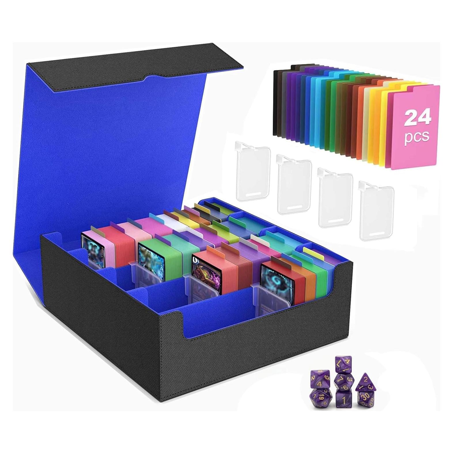 Caja de Almacenamiento de Cartas VeiDynoA 3200+ Negro/Azul