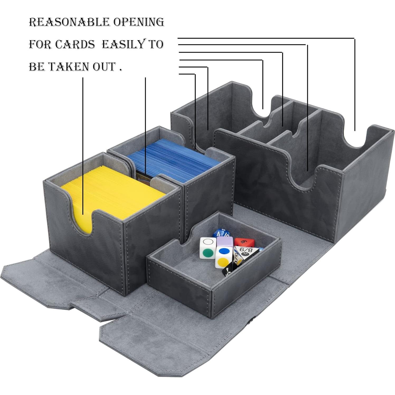 Caja de Barajas Zoopin 200 para Cartas Coleccionables - Negro