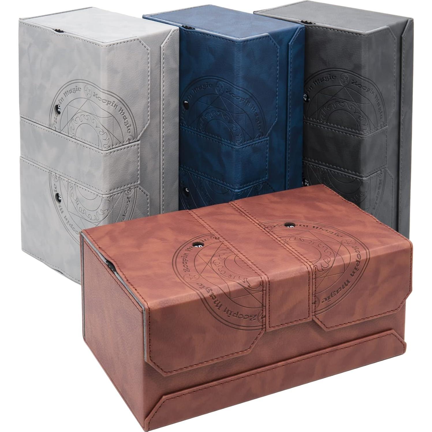 Caja de Barajas Zoopin 200 para Cartas Coleccionables - Negro