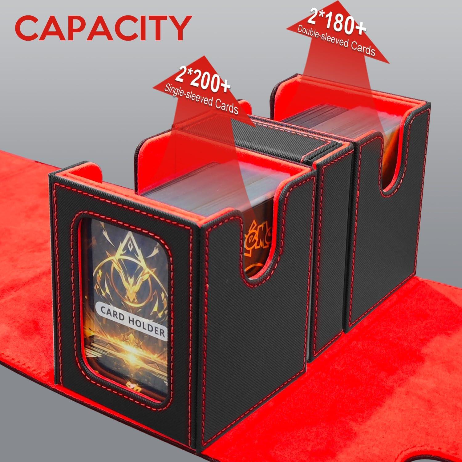 Caja de Barajas Commander ZYQNEK 200+ Cartas Magnética