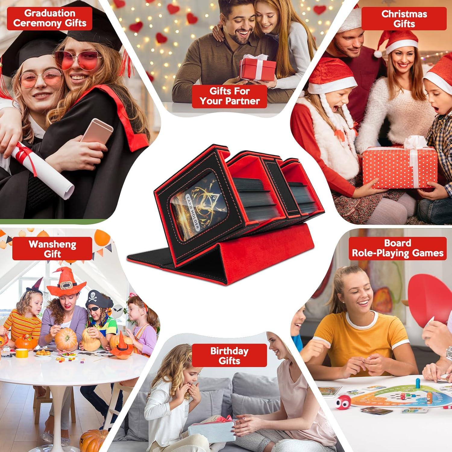 Caja de Barajas Commander ZYQNEK 200+ Cartas Magnética