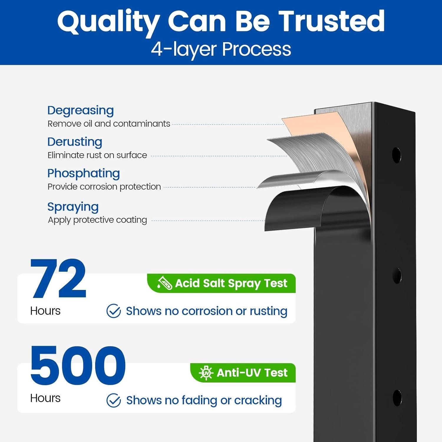 Kit de Barandilla de Cable Muzata Modular 5-10 pies 36"