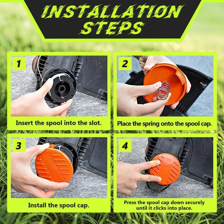 Cuerda de Desmalezadora FrauSonne 9.14m 6 Carretes y Tapa