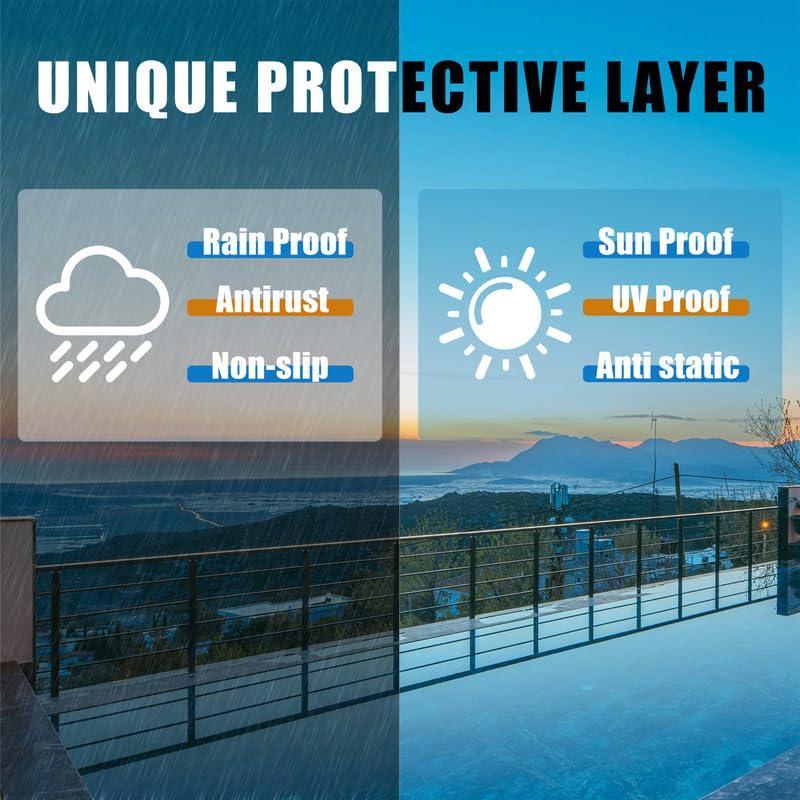 Kit Completo de Barandilla de Cable KIT-42IN 3 Postes 106.68 cm