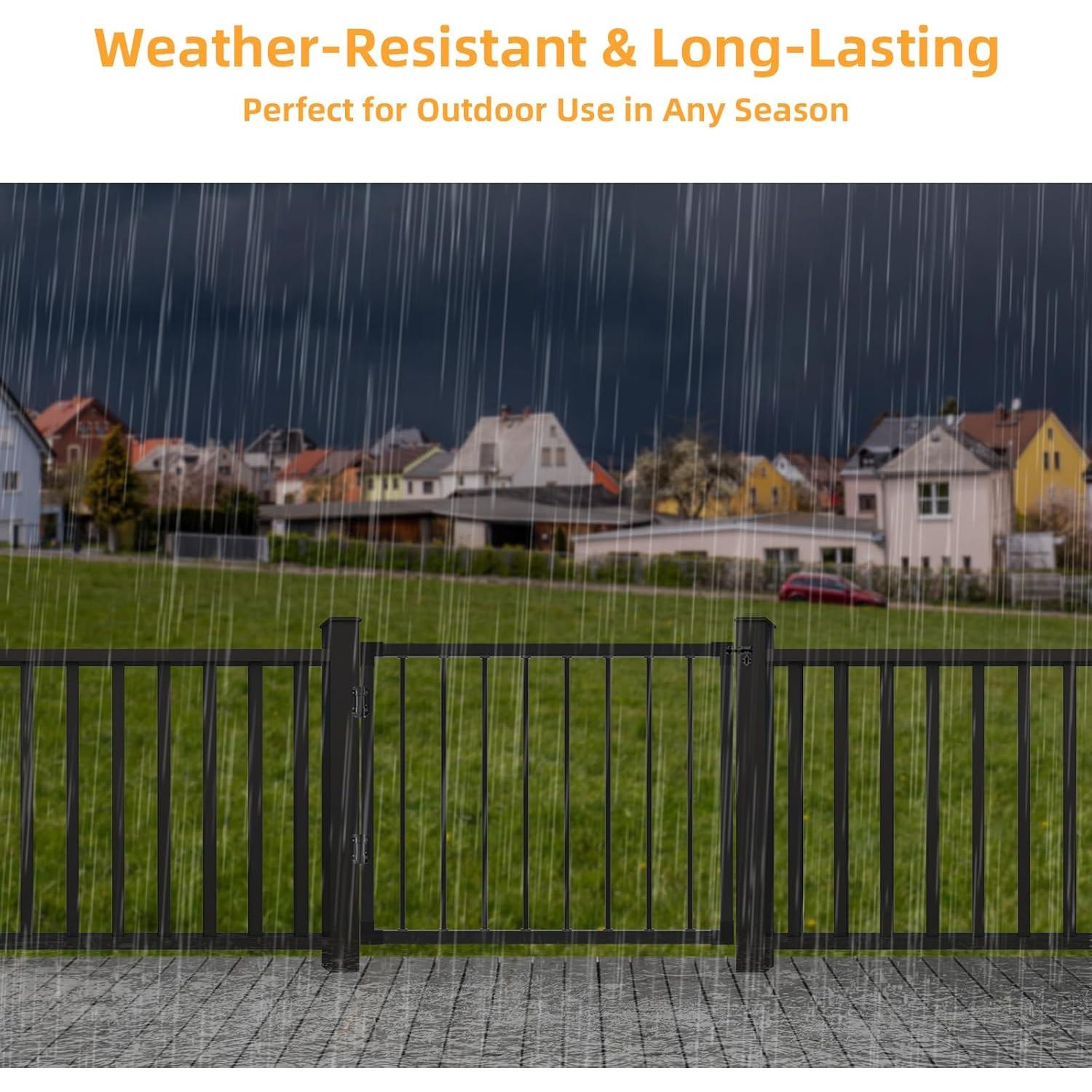 Puerta de acero galvanizado SunCrafts 96.52 cm para deck