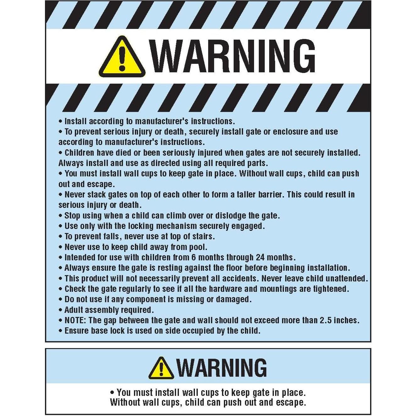 Puerta para Bebés Extra Ancha Regalo Easy Step 73-124 cm Negro