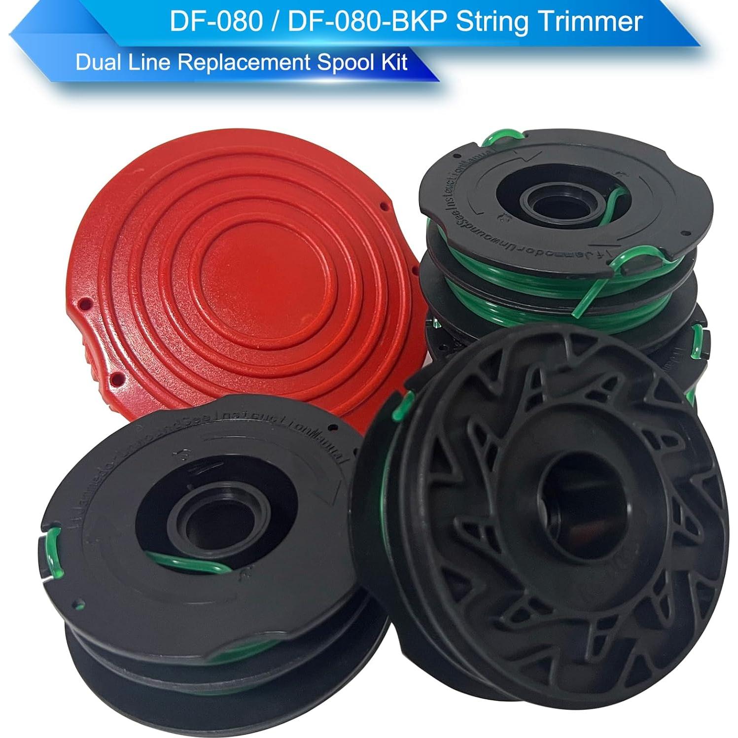 Carrete de Reemplazo DF-080 + Tapa para Black+Decker GH1000