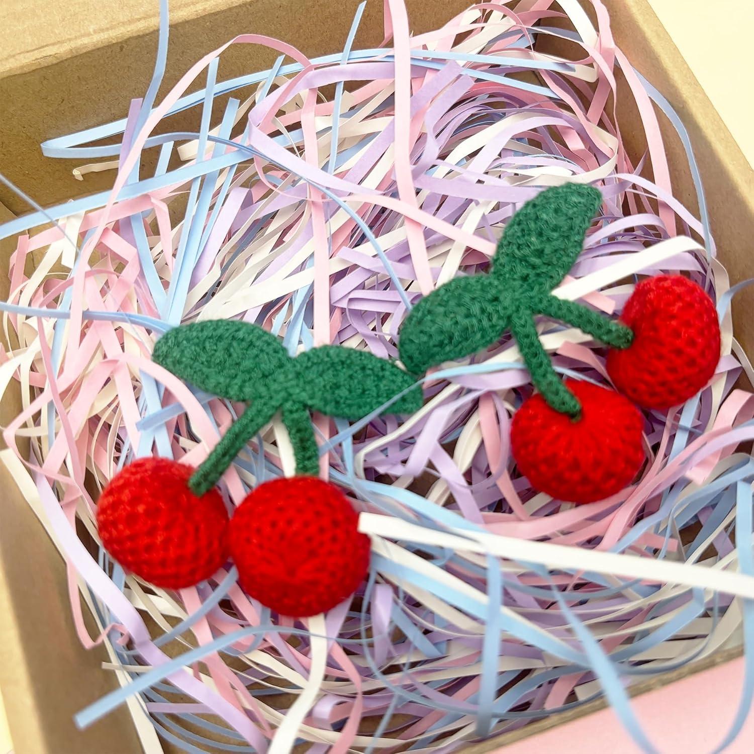 Encantos de Zapato Arrebolli Cereza de Tela 20 Piezas PVC