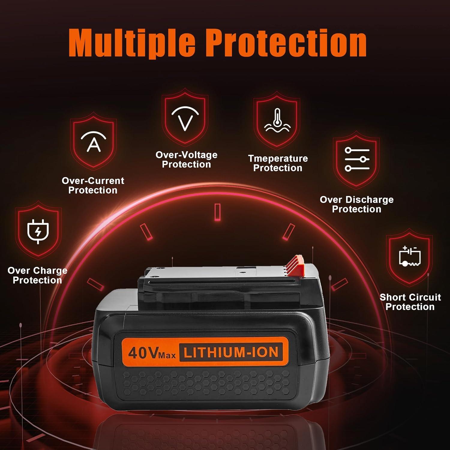 Batería de Litio 40V 3.5Ah Bonacell para Black & Decker