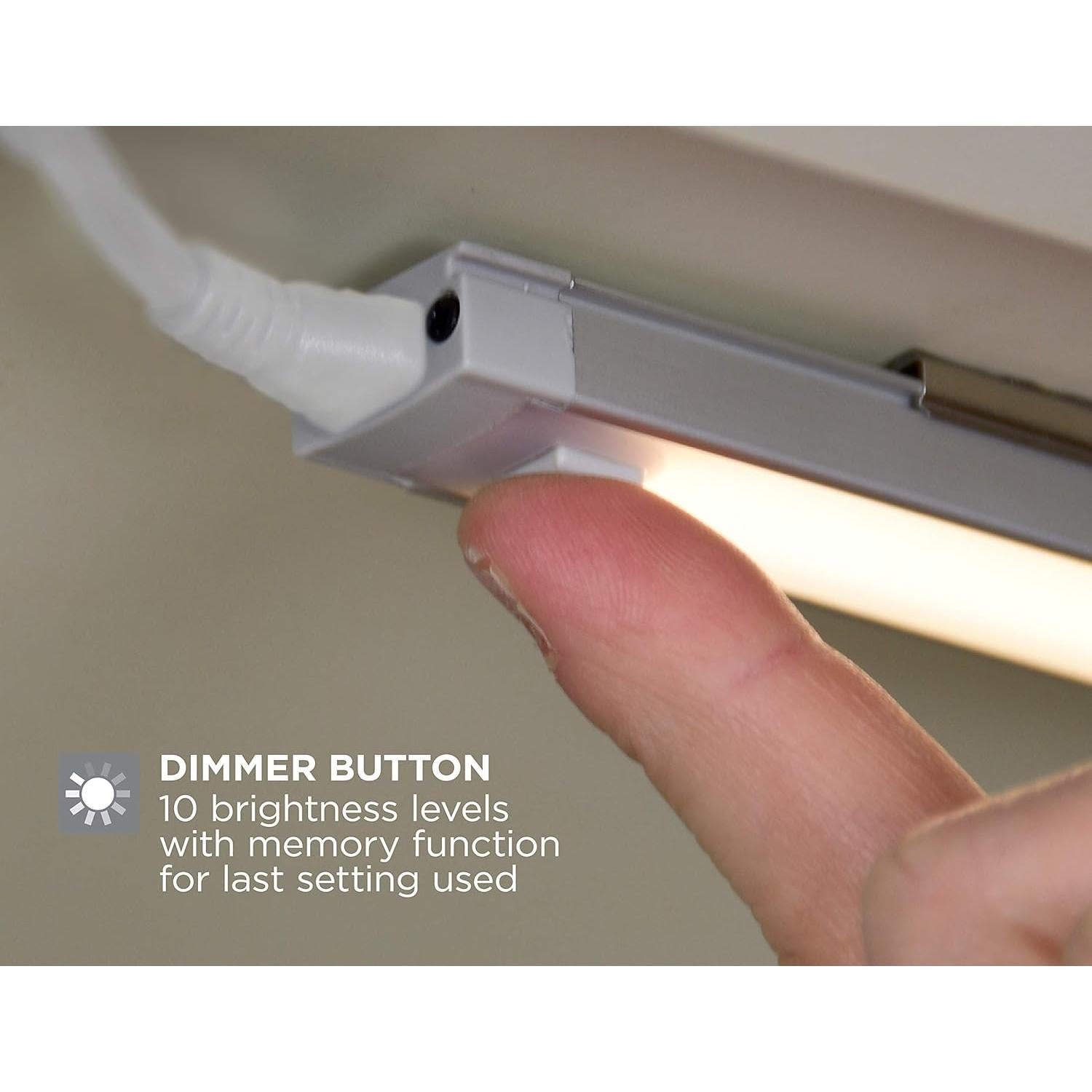 Kit de Iluminación LED Bajo Mueble PureOptics, 2 Barras 30.48cm