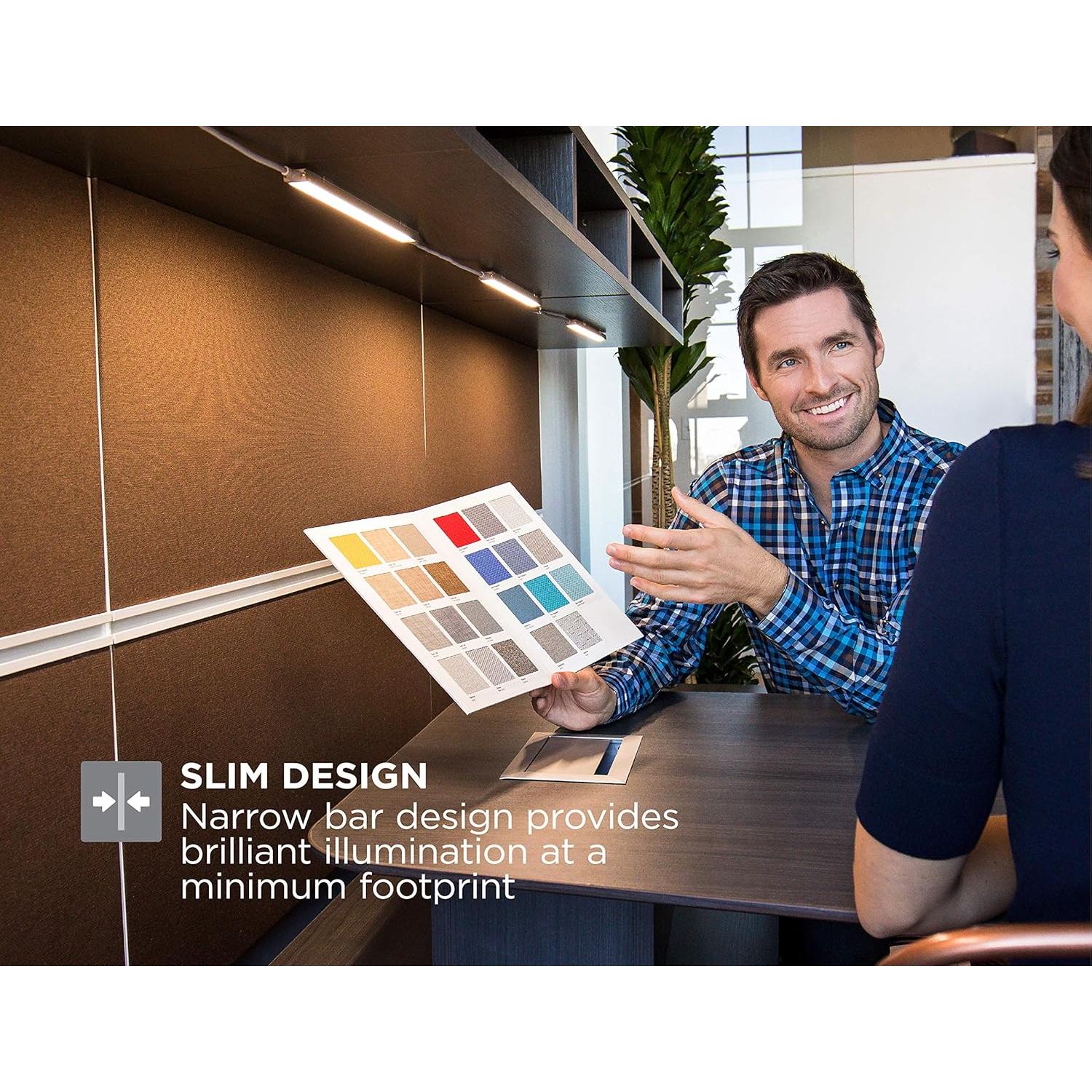 Kit de Iluminación LED Bajo Mueble PureOptics, 2 Barras 30.48cm