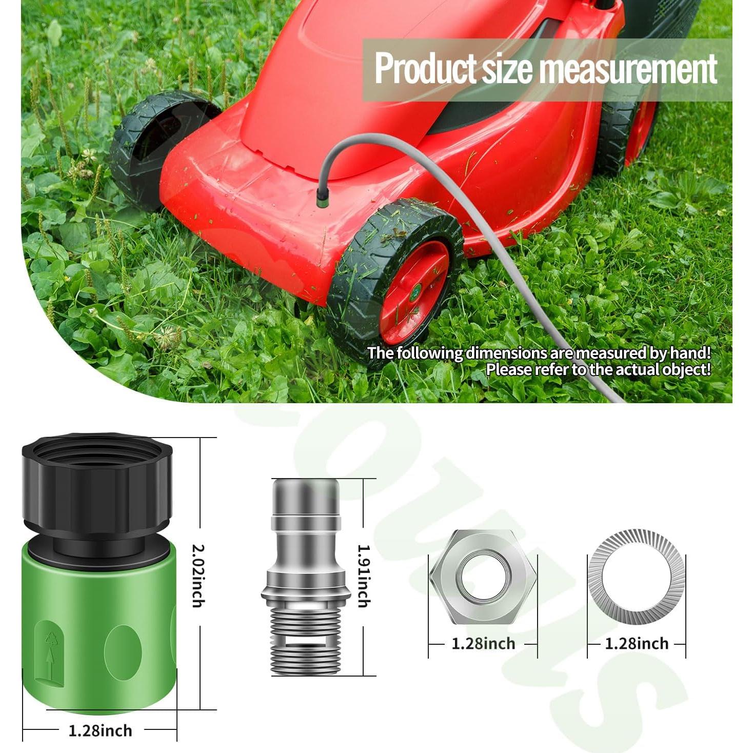 Kit de Lavado de Deck para Cortacésped Haiouus - Accesorios de Limpieza