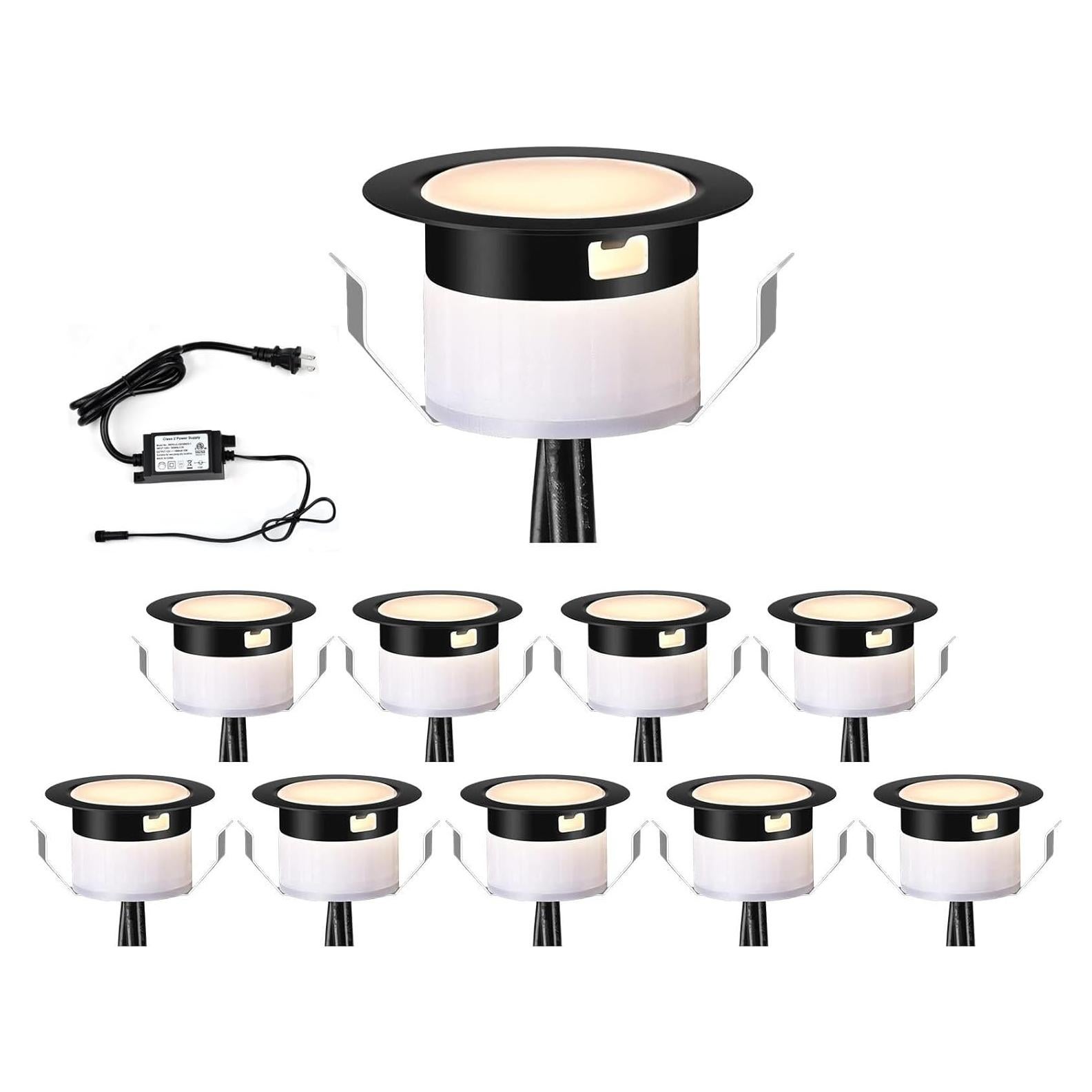 Kit de Iluminación LED FVTLED 10 Piezas 12V Impermeable