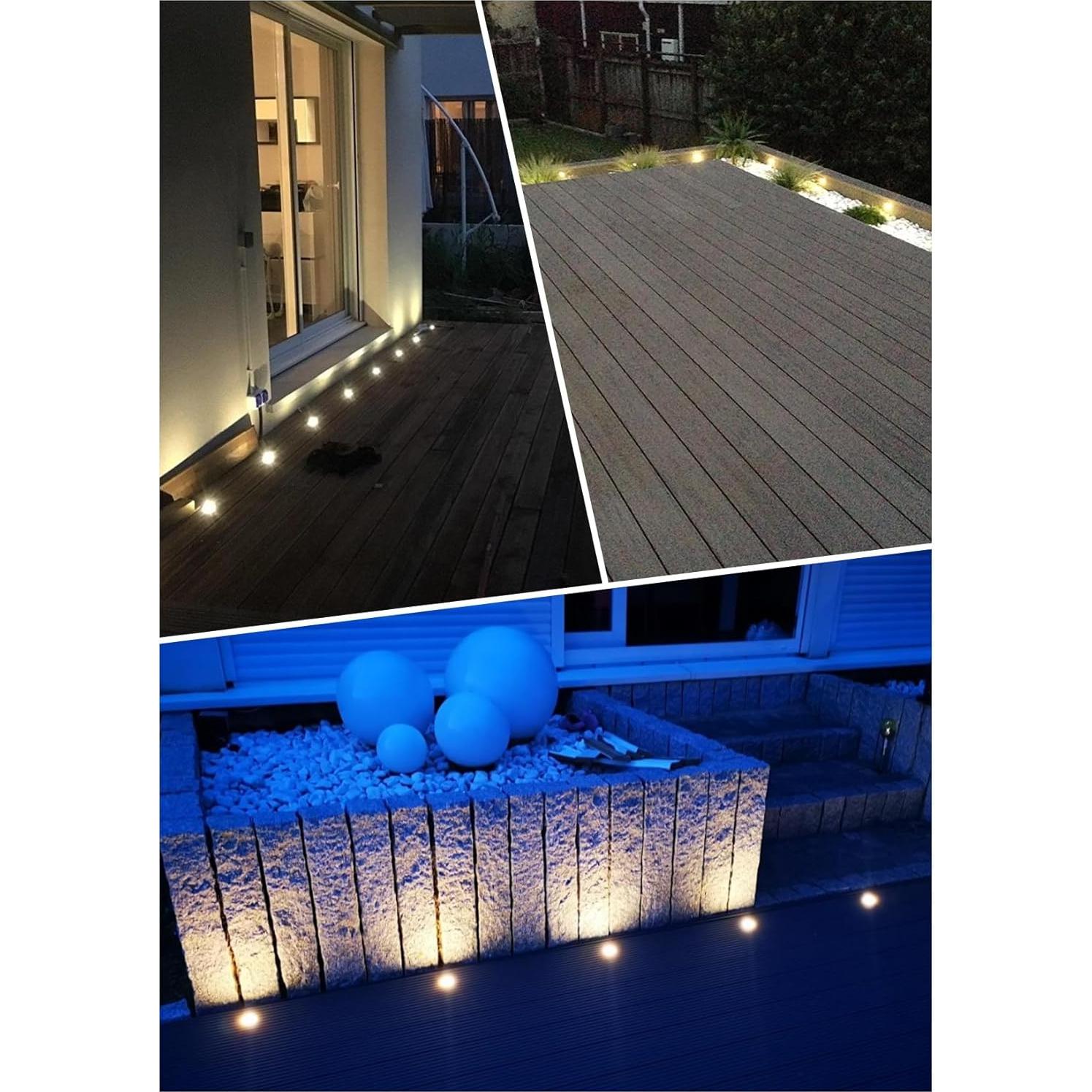 Kit de Iluminación LED FVTLED 10 Piezas 12V Impermeable