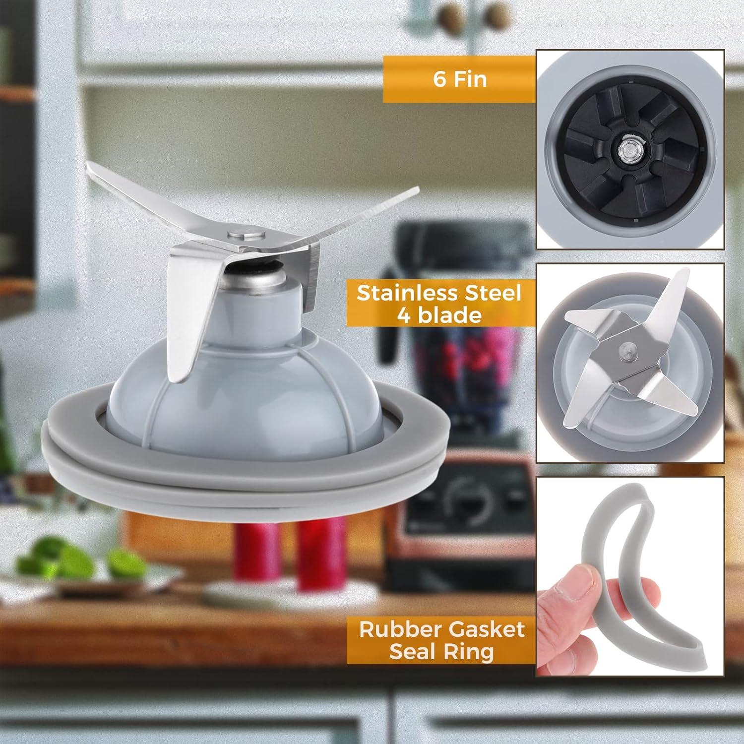 Cuchilla y Junta de Goma Black Decker 14291600 para Licuadora