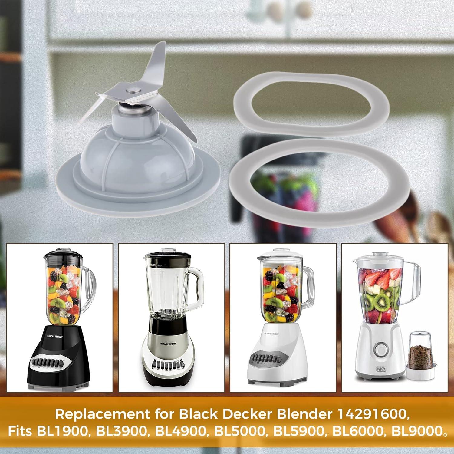 Cuchilla y Junta de Goma Black Decker 14291600 para Licuadora