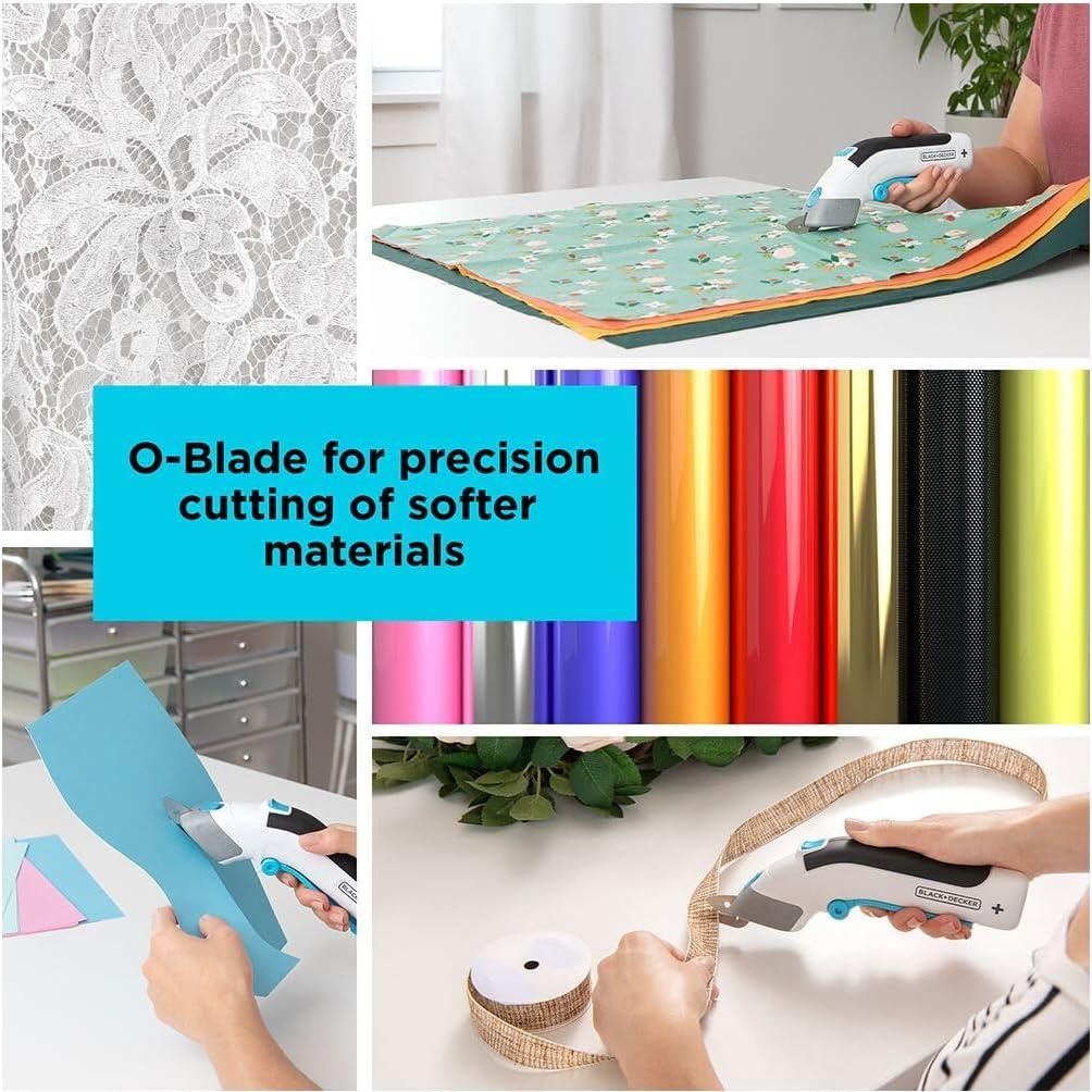 Tijeras eléctricas sin cable Black+Decker 4V Max, recargables USB