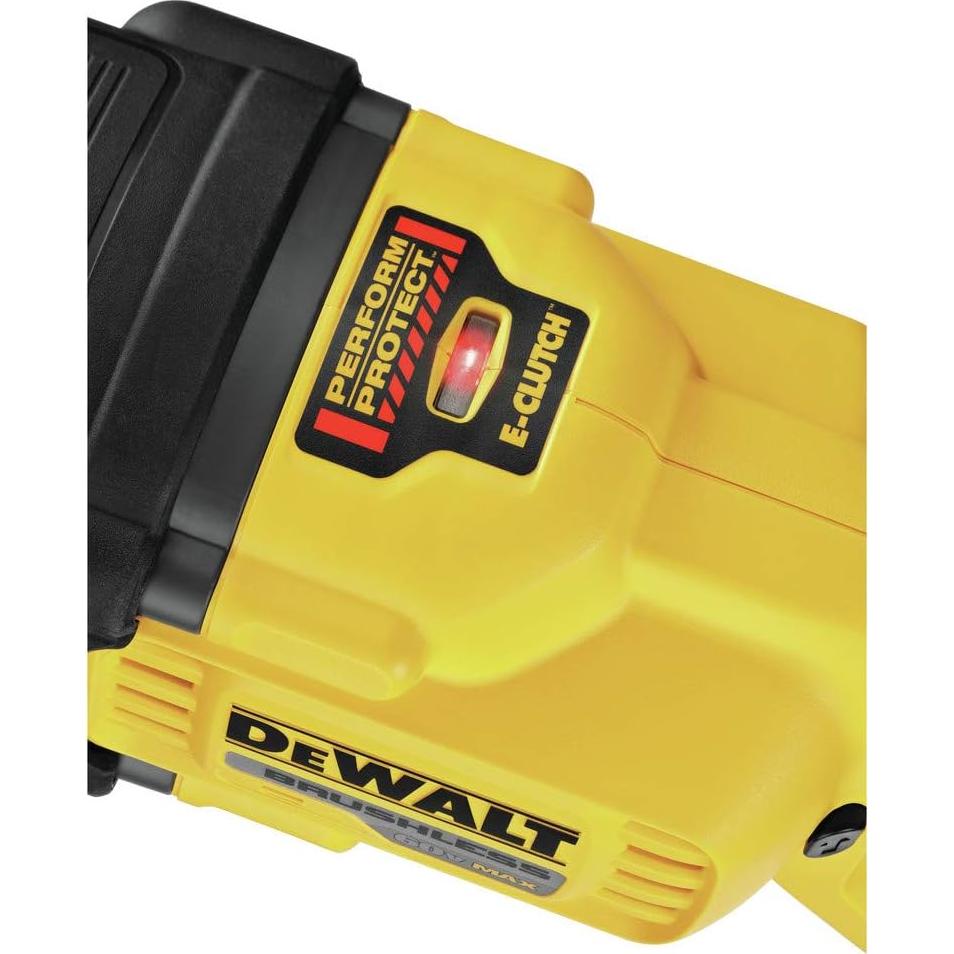 Taladro de Ángulo Recto DEWALT 60V MAX con E-CLUTCH y Batería