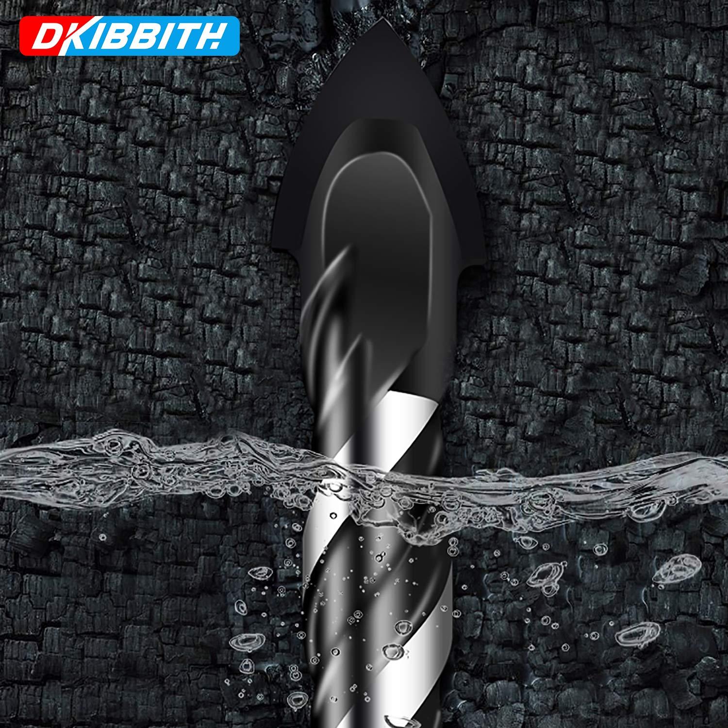 Juego de Brocas de Mampostería 10 Piezas DKIBBITH 3.2 a 12.7 mm