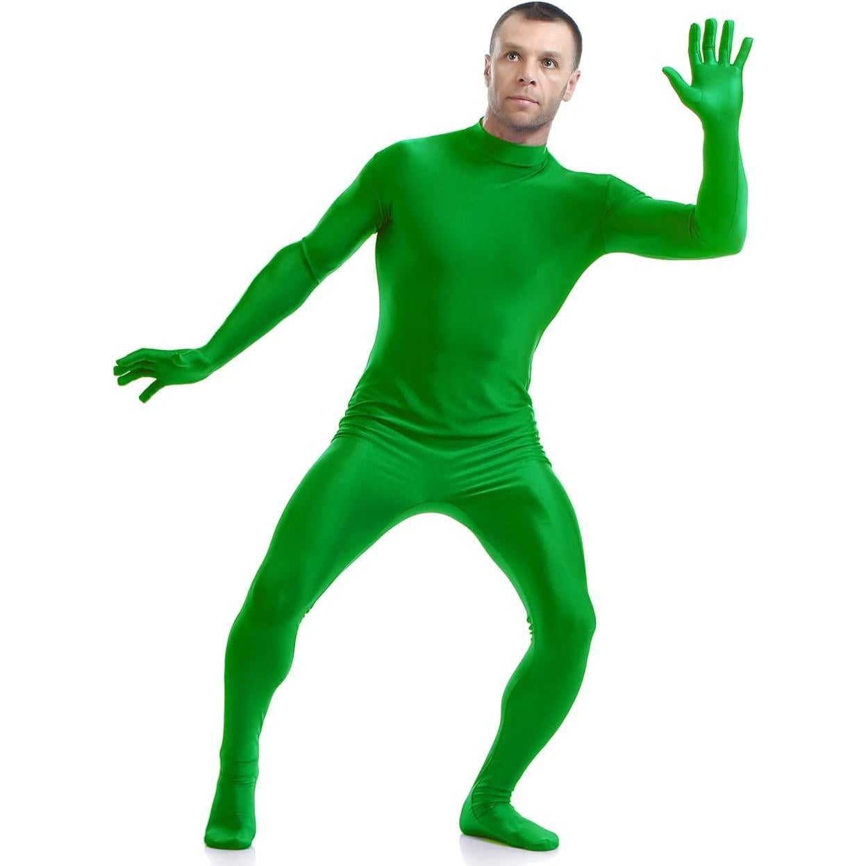 Traje Verde Chroma Key Aniler AL901 Unisex Efectos Especiales